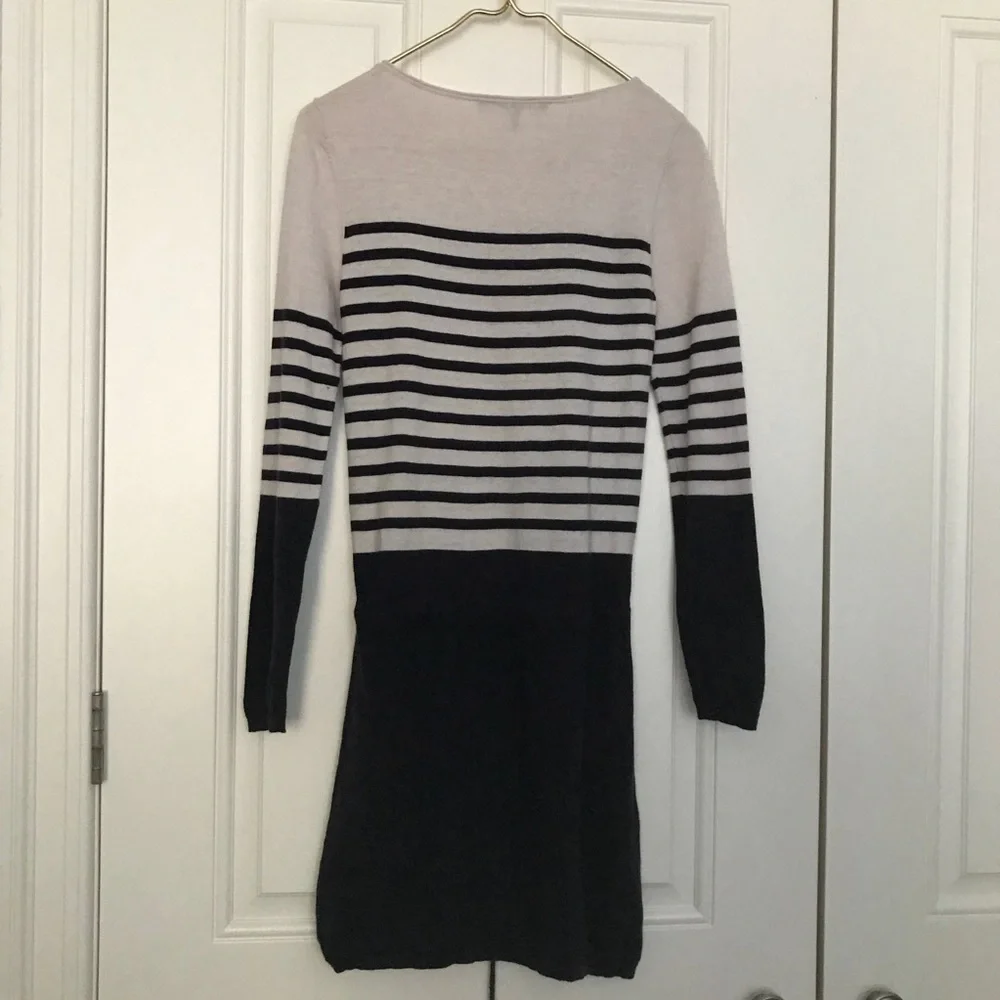 Comptoir des cotonniers sweater dress striped SX/S navy beige - Picture 8 of 8